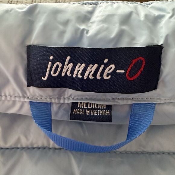 Johnnie-O Men's Riptide Blue Hudson Puffer Full Zip Vest Brand Size Medium - Picture 7 of 9